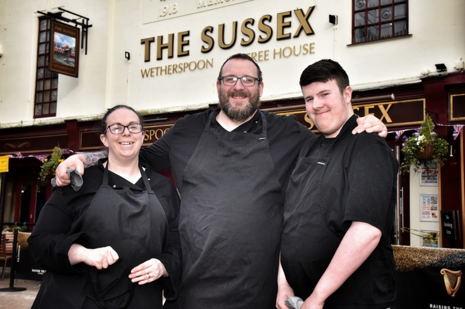 John has been celebrating 20 years with Wetherspoon, having risen through the ranks to become kitchen manager at The Sussex.